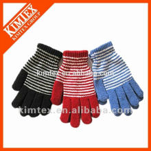 Acrylic knit personalized winter gloves